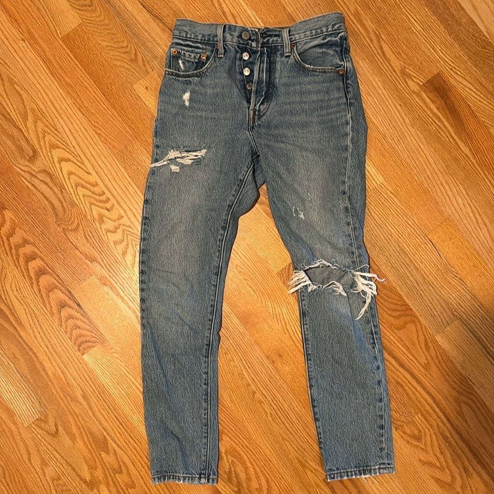 LEVIS 501 Skinny jeans button fly